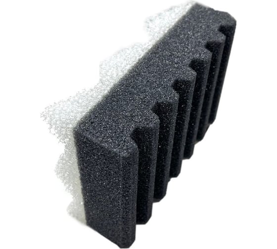 Губка для тела EUROHOUSE Black for Men 140x100x55 мм 14630