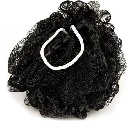 Банная мочалка EUROHOUSE Black for Men нейлон, 40 г 14358