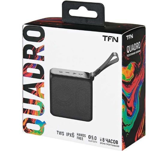 Портативная колонка TFN Quadro black TFN-BS03-01BK
