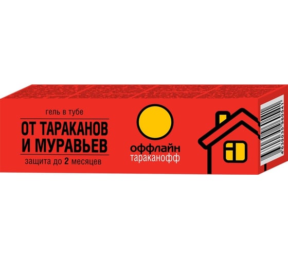 Гель от тараканов и муравьев Тараканофф, туба 75 мл OF05020101
