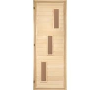 Дверь со стеклопакетом Банные Штучки Прямоугольники 32054