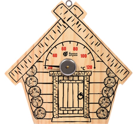 Термометр для бани и сауны Банные штучки Парилочка 17х16х2.5 см 18044