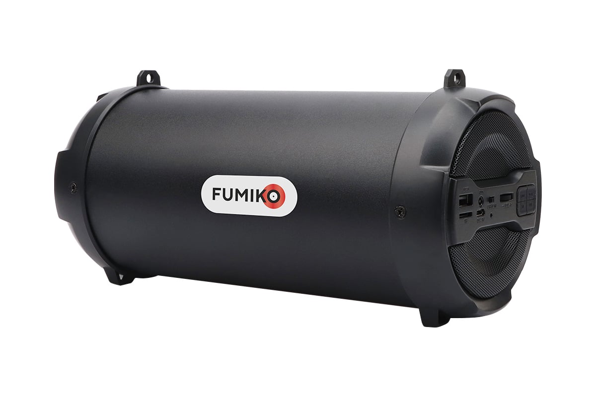 Портативная колонка FUMIKO omega черная FBS31-01 - выгодная цена, отзывы,  характеристики, фото - купить в Москве и РФ