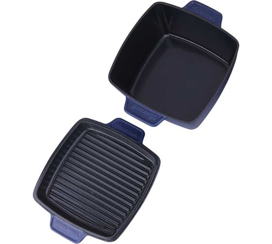 Казан с крышкой AMERCOOK квадратный 24 см, серия le pluriel ii AC0112805.24PE