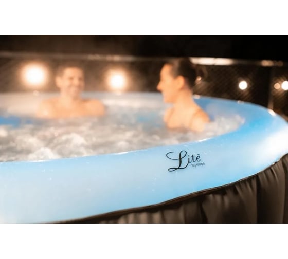 СПА-бассейн MSpa 180x70см Glow 700л, круглый, аэромассаж, Led-подсветка LR042U-GL