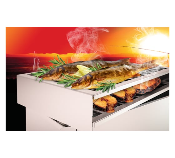 Двухъярусная коптильня GRILLUX Smoky Simple ВЗР2185