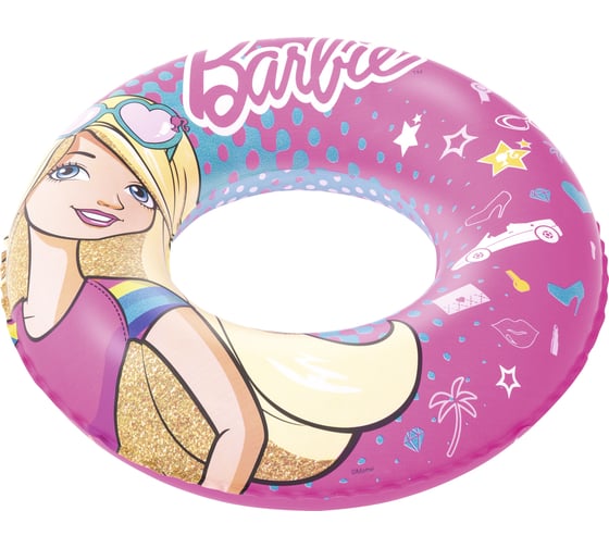 Круг для плавания Bestway Barbie 56 см 1693716 93202 BW 004899