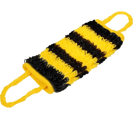 Мочалка из полипропилена Банные Штучки Шмель 40х15 см 40177