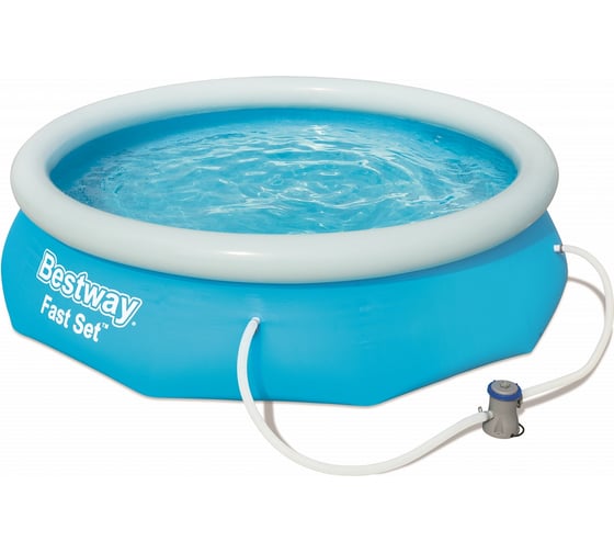 Бассейн с надувным бортом Bestway 305х76 см, 3800 л 57270 BW 030499 1