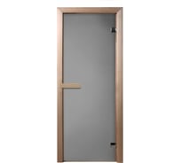 Дверь для бани DoorWood теплое утро, 1900x700 мм по коробке, левая, петли слева DW-00011882