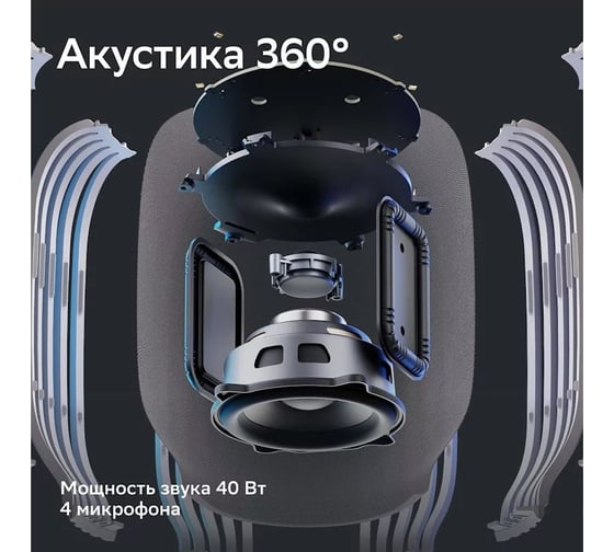 Акустическая система Сбердевайсы SberBoom, SBDV-00090, белый SBDV-00090c