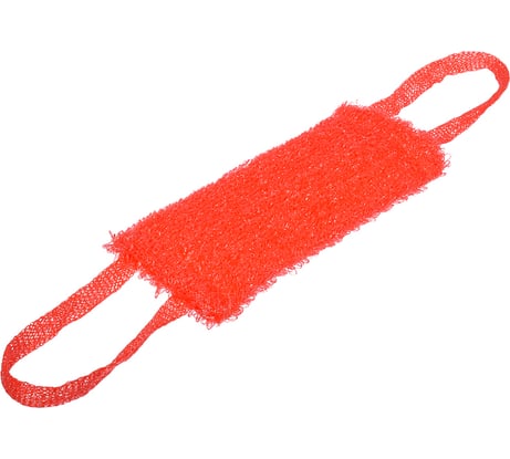 Мочалка из полипропилена Банные Штучки лента, 32х14 см, 62х12 см с ручками 6 цветов 30 40170