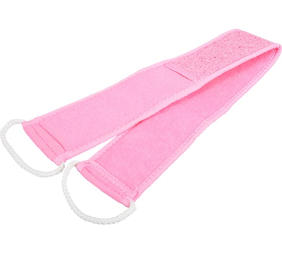 Мочалка из целлюлозы Банные Штучки лента с хлопком, 8х70 см, 8х80 см с ручками 40111 1