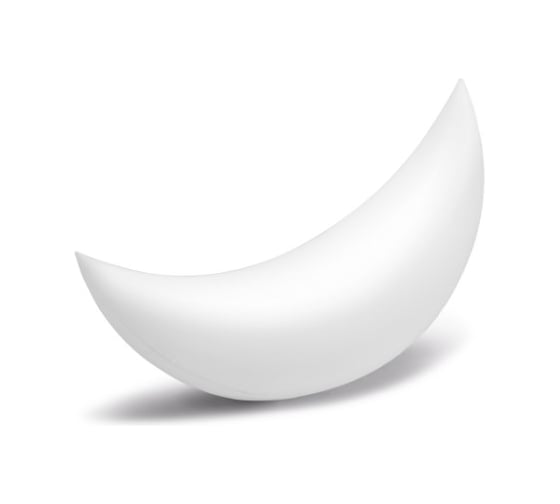 Надувной полумесяц с Led подсветкой Intex 135х43х89 см 68693