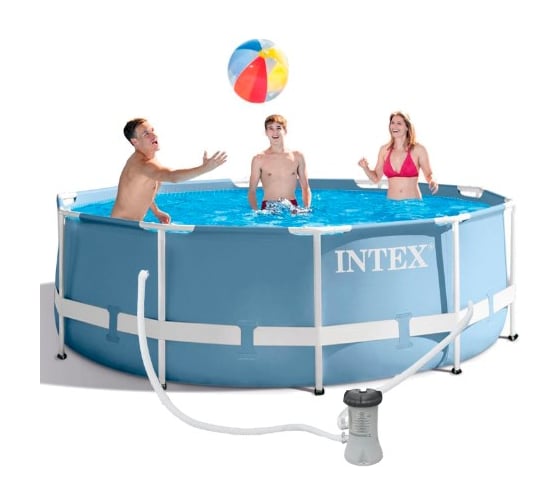 Каркасный бассейн Intex Prism Frame 305х99см, насос, лестница 26706 1