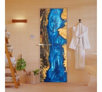 Дверь DoorWood фотопечать рисунок слэб-08 1800x700 мм