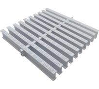 УФ-стойкая переливная решётка для бассейна Reexo GP, 22x295 мм, цвет белый, блок 5 п.м. 178241
