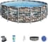 Каркасный бассейн Bestway Камень 549x132см, 5678л/ч 56886 BW 008923 1