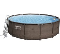 Каркасный бассейн Bestway Power Steel Deluxe 427x107см, 13030л 56664 BW