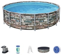 Каркасный бассейн Bestway Камень 488x122 см 56966 BW 006194