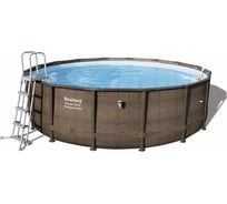 Каркасный бассейн Bestway Power Steel Deluxe 488x122см, 19480л 56666 BW