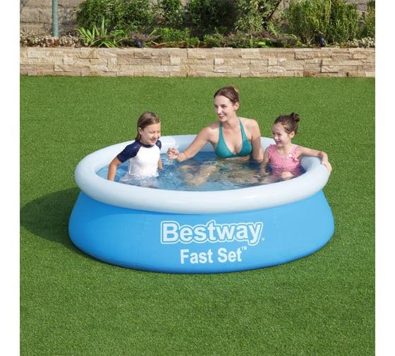 Бассейн с надувным бортом Bestway 183х51 см, 940 л 57392 BW 006186