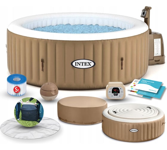 СПА-бассейн Intex Bubble Massage 145/196x71см, круглый 28474