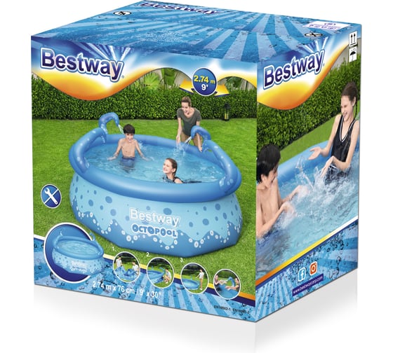 Надувной бассейн Bestway Осьминог 274x76см 57397 BW
