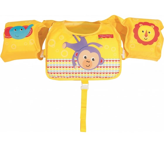 Жилет с нарукавниками для обучения плаванию Bestway Fisher Price, от 3 до 6 лет 93522 BW