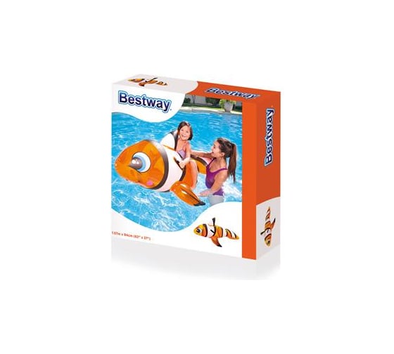 Надувная игрушка-наездник с ручками Bestway Рыба-клоун, 157х94см 41088 BW