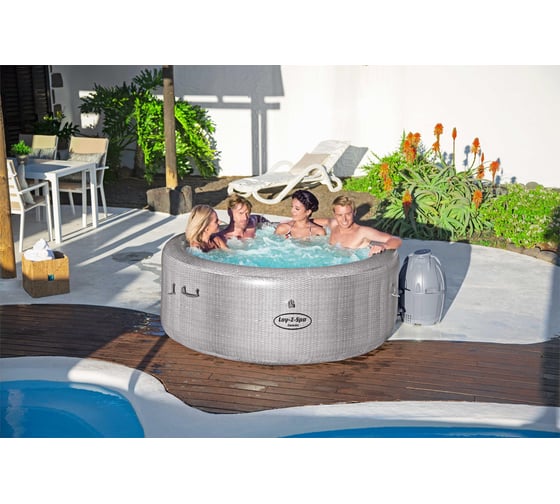СПА-бассейн с аэромассажем Bestway Канкун на 2-4 человек, 180x66см, 669л 54286 BW