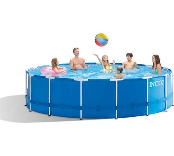 Каркасный бассейн Intex Metal Frame 457х122 см, 16805 л 28242