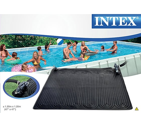 Коврик для нагрева воды от солнечной энергии Intex 120х120 см 28685
