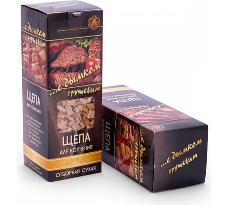 Щепа для копчения ТОРФТЕХНОЛИН, груша, лоток Щепа груша