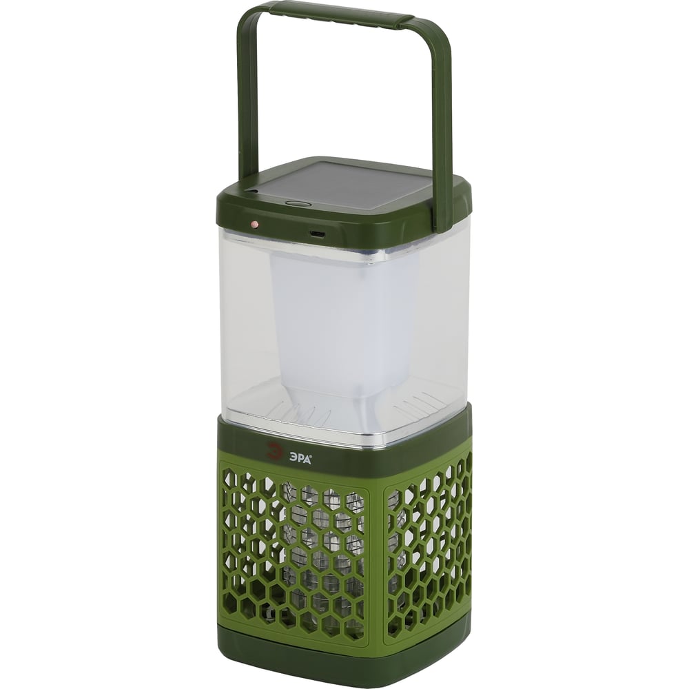 Противомоскитный кемпинговый фонарь ЭРА ERAMF08 аккумулятор с солнечной ...