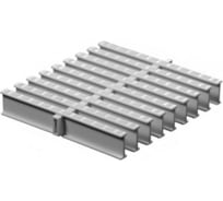 УФ-стойкая переливная решетка для бассейна Reexo GP, 34x195 мм, цвет белый, блок 20 п.м. 178247