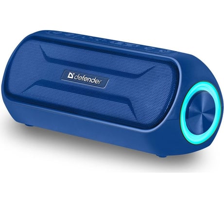 Портативная акустика Defender Enjoy S1000 синий, 20Вт, bluetooth 65687