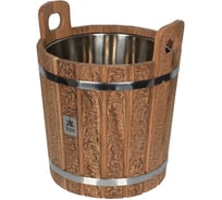 Запарник Банные штучки Цветочный орнамент 20 л 33380