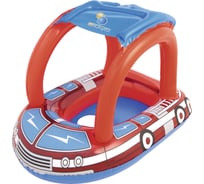 Лодочка с отверстиями для ног и тентом Bestway Пожарная машина 81х58 см 34093 BW 011023