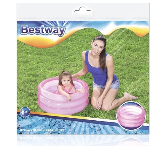 Детский круглый бассейн Bestway 70х30 см, 43 л 51033 BW 030576
