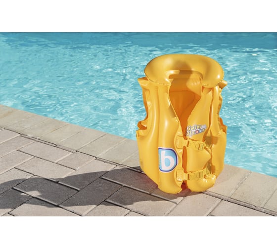 Жилет для плавания Swim Safe Bestway, ступень B, 51x46 см 32034 BW 030842