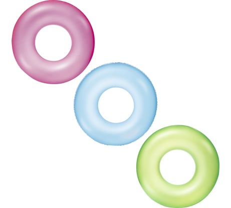 Надувной круг для плавания Bestway 76 см Неоновый иней 36024 BW 011381