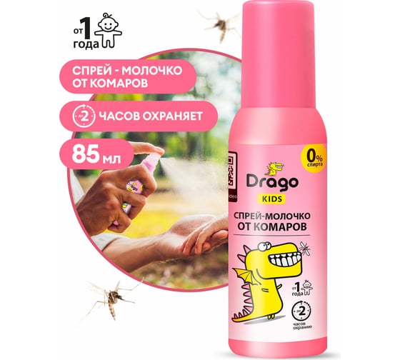 Репеллентное средство Grass Drago KIDS NS-0007