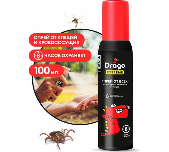 Репеллентное средство Grass Drago EXTREME NS-0006