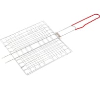 Решетка-гриль SPARTA 230х230 мм хромированная PVC рукоятка 69635