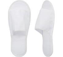 Одноразовые тапочки ООО Комус махра-эконом, махра 200 г/кв.м, подошва изолон 4 мм, 100 пар/уп. 1541517