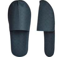 Одноразовые тапочки ООО Комус спанбонд 80, паттерн серые, подошва 5 мм, flow-pack 100 шт./уп. 1872085