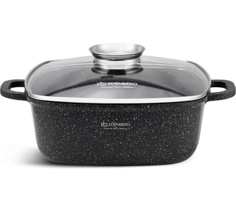Квадратный казан Edenberg 2.8 л, 20 см EB-8111