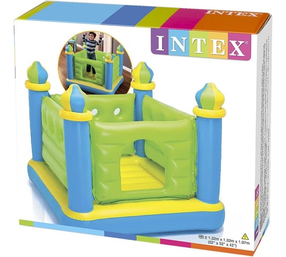 Батут Intex Крепость 132x132x107 см, от 3-6 лет 48257