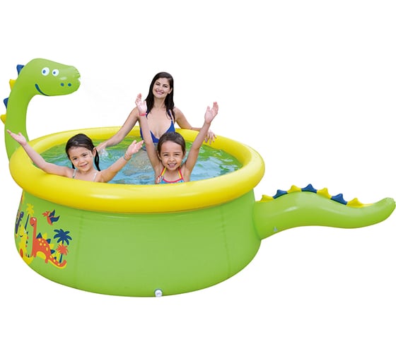 Надувной бассейн JILONG DINOSAUR 3D SPRAY 175х62см, возраст 3+ 17786 1